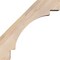 Ekena Millwork 5 1/2"W x 18"D x 18"H Merced Smooth Knee Brace, Douglas Fir BRC06X18X18MRC00SDF - alternate 4